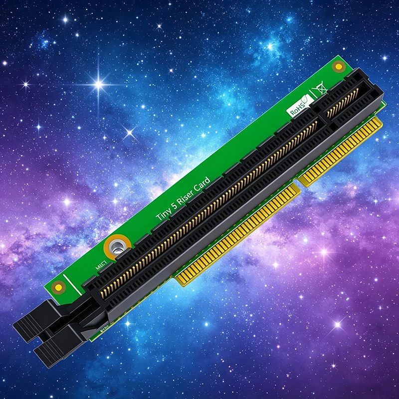 Bộ chuyển đổi thẻ đồ họa PCIE MỚI Nhỏ 5 PCIE 16X Riser cho Lenovo ThinkCentre M920q M920x M910x M720