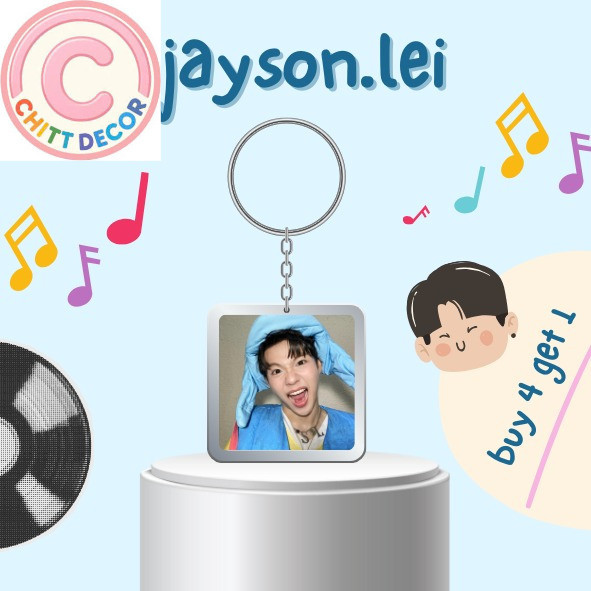 Móc khoá nhựa/Keyring anh trai Jaysonlei chương trình Anh trai say Hi 2025 30 anh trai
