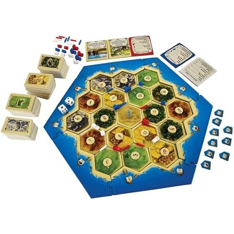 World's Smallest Catan Miniature Board Game | Travel Game | Game for Adults and Family | Adventure B