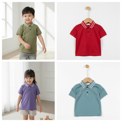 Áo cộc tay polo thời trang hè LITIBABY size cho bé từ 11kg - 22kg