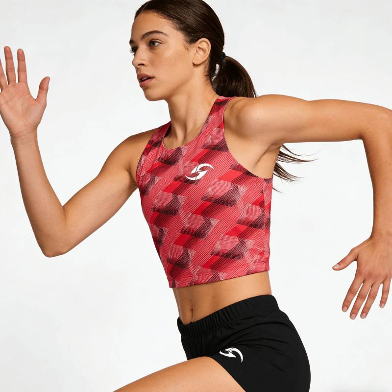 Track and Field Split Vest Small and Short Elastic Training Set Split Track and Field Examination Tr