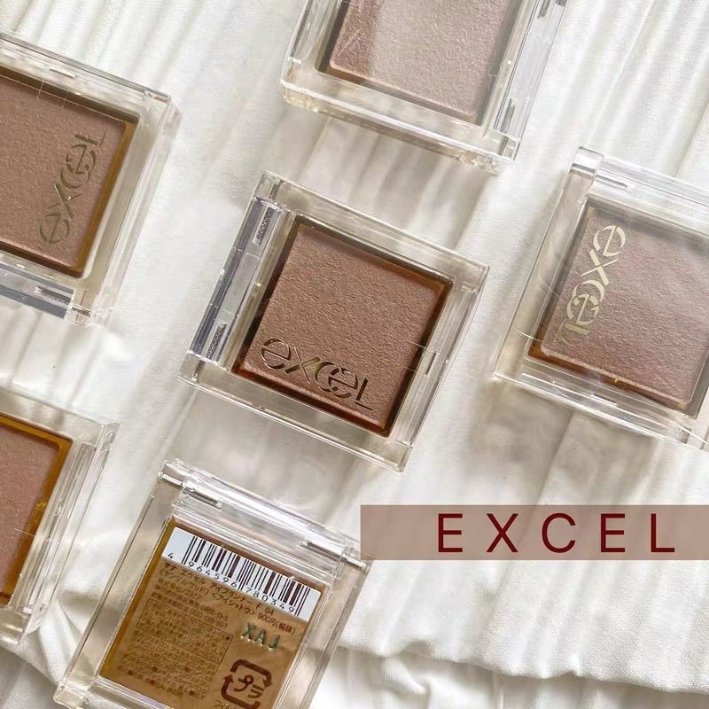 Sana excel Neon Streamer Monochrome Pearlescent Eyeshadow f03 Gỗ đàn hương f04 Đế mắt Màu khỏa thân 