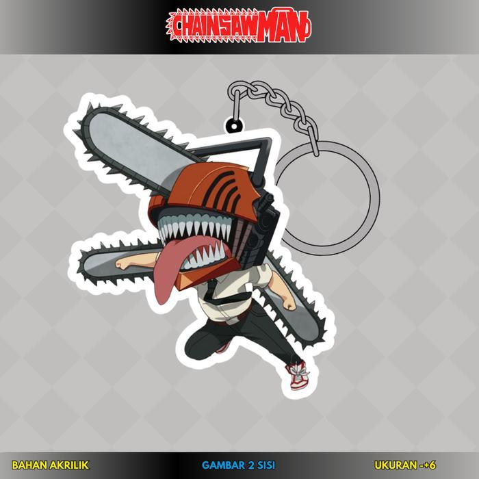 [Chainsaw man] Gantungan kunci & strap handphone akrilik karakter himeno anime Chainsaw man - Chains