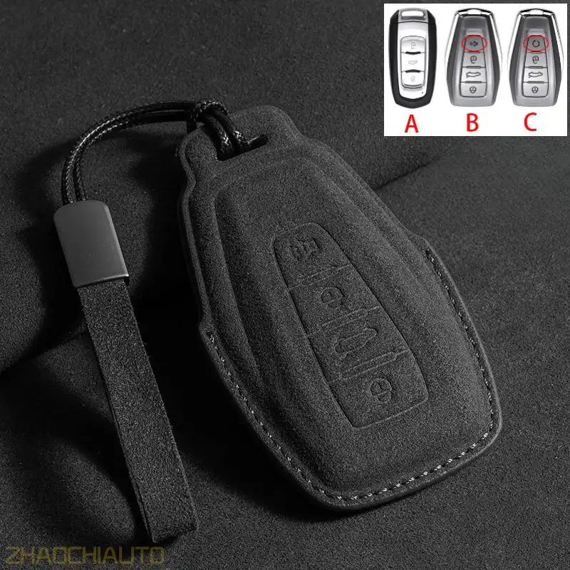 Chìa Khóa Từ Xa Bao Da Móc Khóa Cho Proton X70 Geely Atlas Boyue NL3 EX7 SUV GT GC9 7 Emgrand X7 Bor
