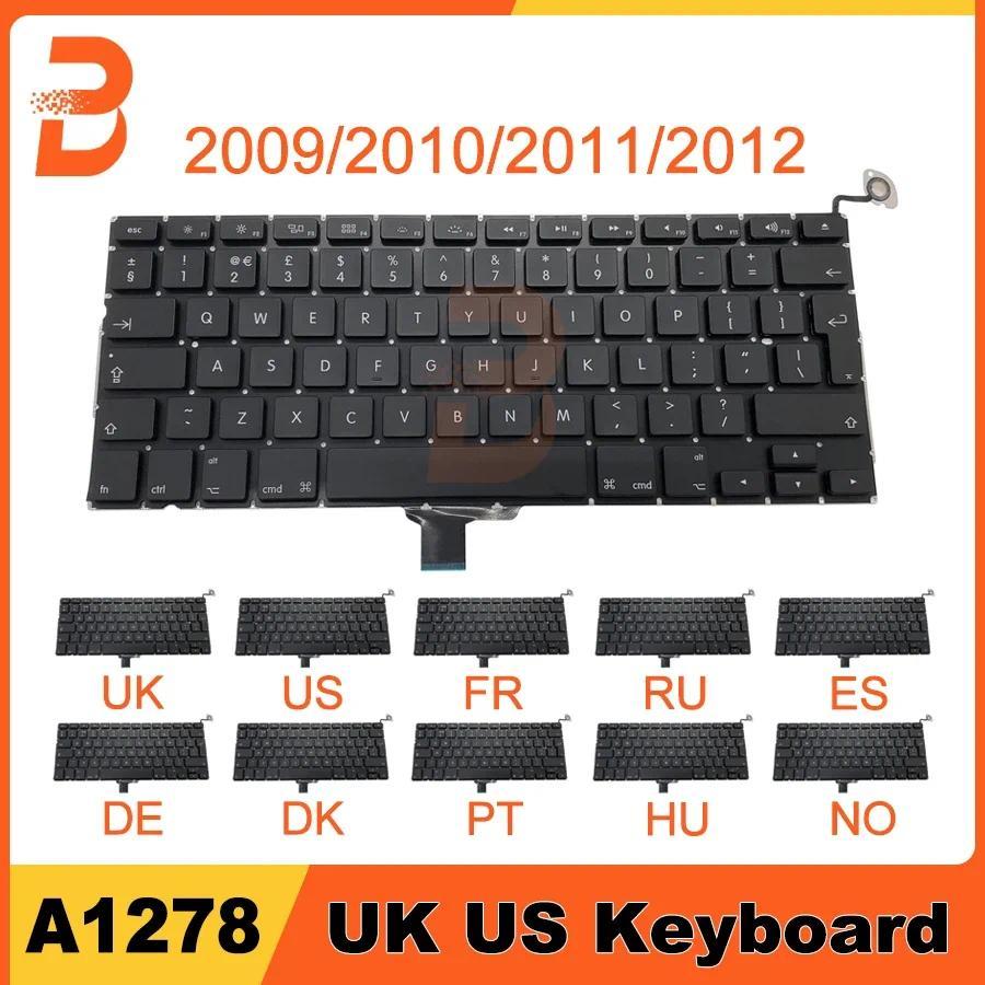 Mới A1278 Bàn Phím Thay Thế Cho Macbook Pro 13 "A1278 Bàn Phím Thái Lan Mỹ Anh Tây Ban Nha Pháp 2009