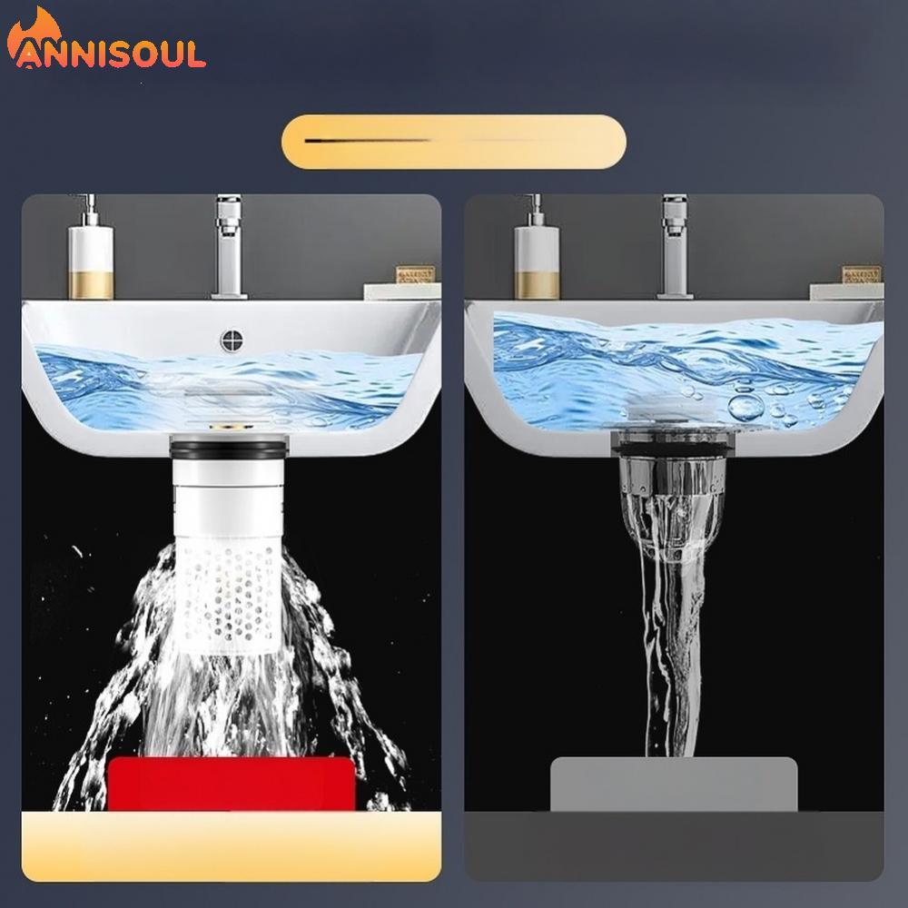 [NISO]White Drain Fixture with Copper Core for 33 40mm Basins Quick Drain Scent Filter