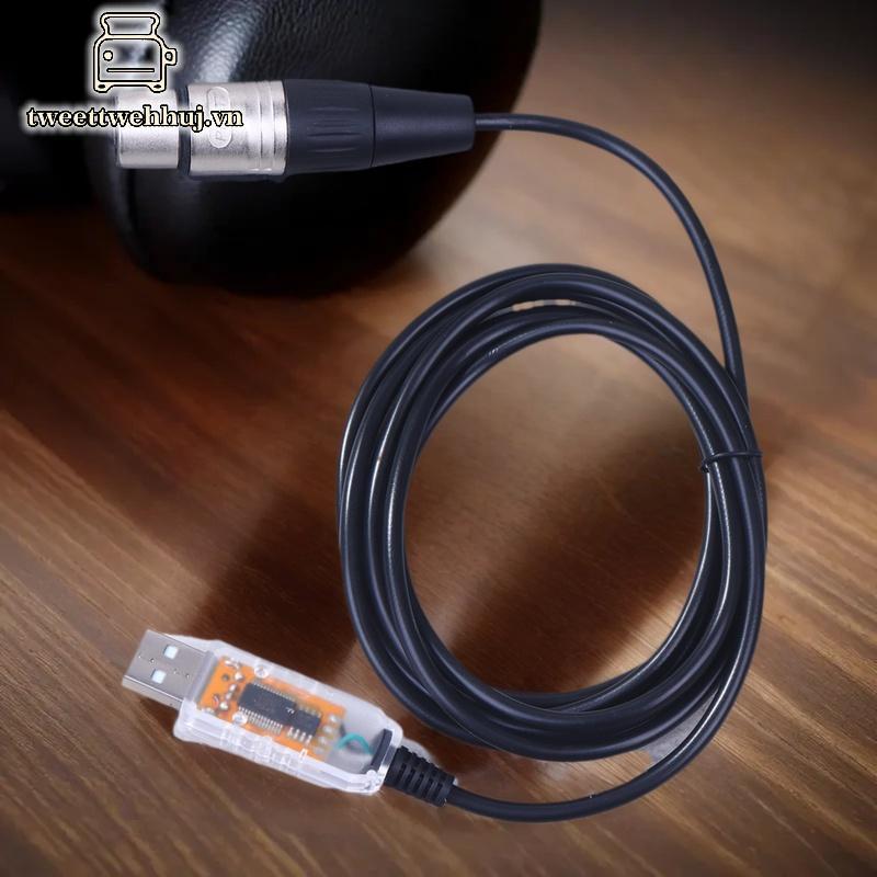 Bộ chuyển đổi giao diện USB sang DMX Tweeduj QLC DMX512puter PC Bộ điều khiển chiếu sáng sân khấu Bộ