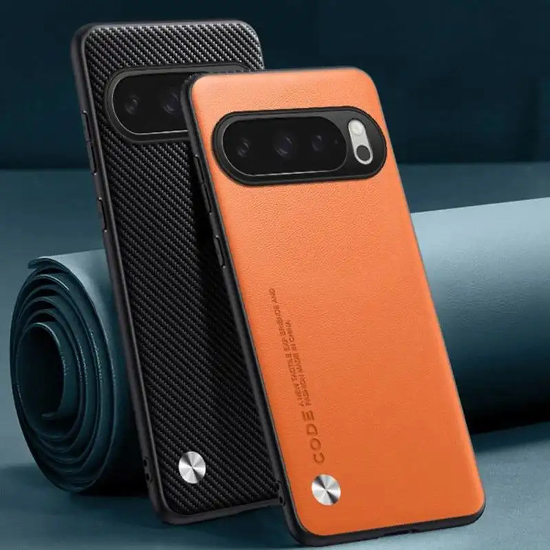 Ốp Da PU Sang Trọng Cho Google Pixel 10 Pro XL Ốp Lưng Silicon Bảo Vệ Điện Thoại Cho Google Pixel 10