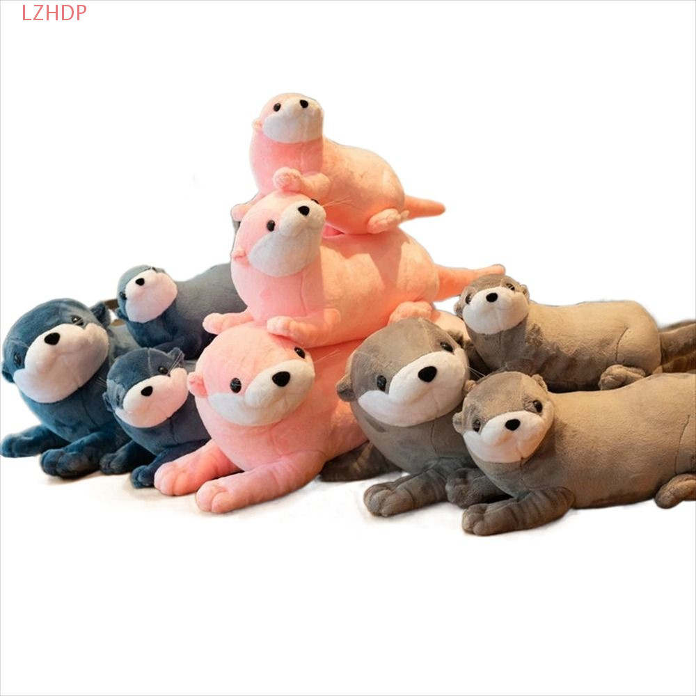 LZHDP Otter Sang Trọng Đồ Chơi 40cm 60cm Quà Tặng Sinh Nhật Giáng Sinh Sloth Gối Otter Nhồi Bông Búp