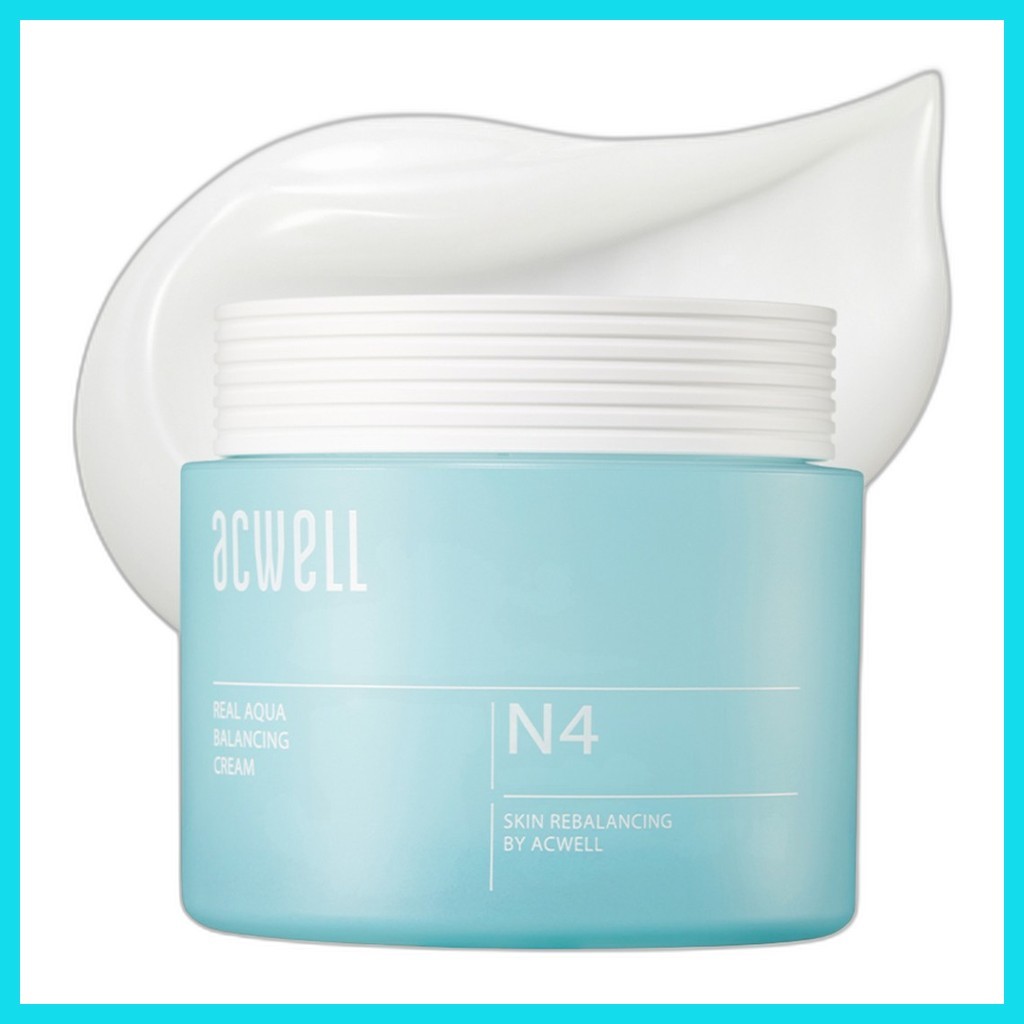 Kem cân bằng acwell Real Aqua, 50ml, 1pc / Kem cân bằng Hàn Quốc / Gel nhẹ-Cream của BUWAN MARKET
