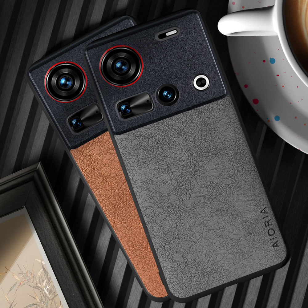 Dành Cho ZTE Nubia Z60 Z70 Ultra Nubia Z60S Pro Ốp Lưng Da PU TPU PC Mềm Họa Tiết Sáp Bảo Vệ Thoải M