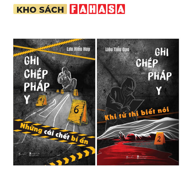 Sách - Combo Sách Ghi Chép Pháp Y (Bộ 2 Cuốn)