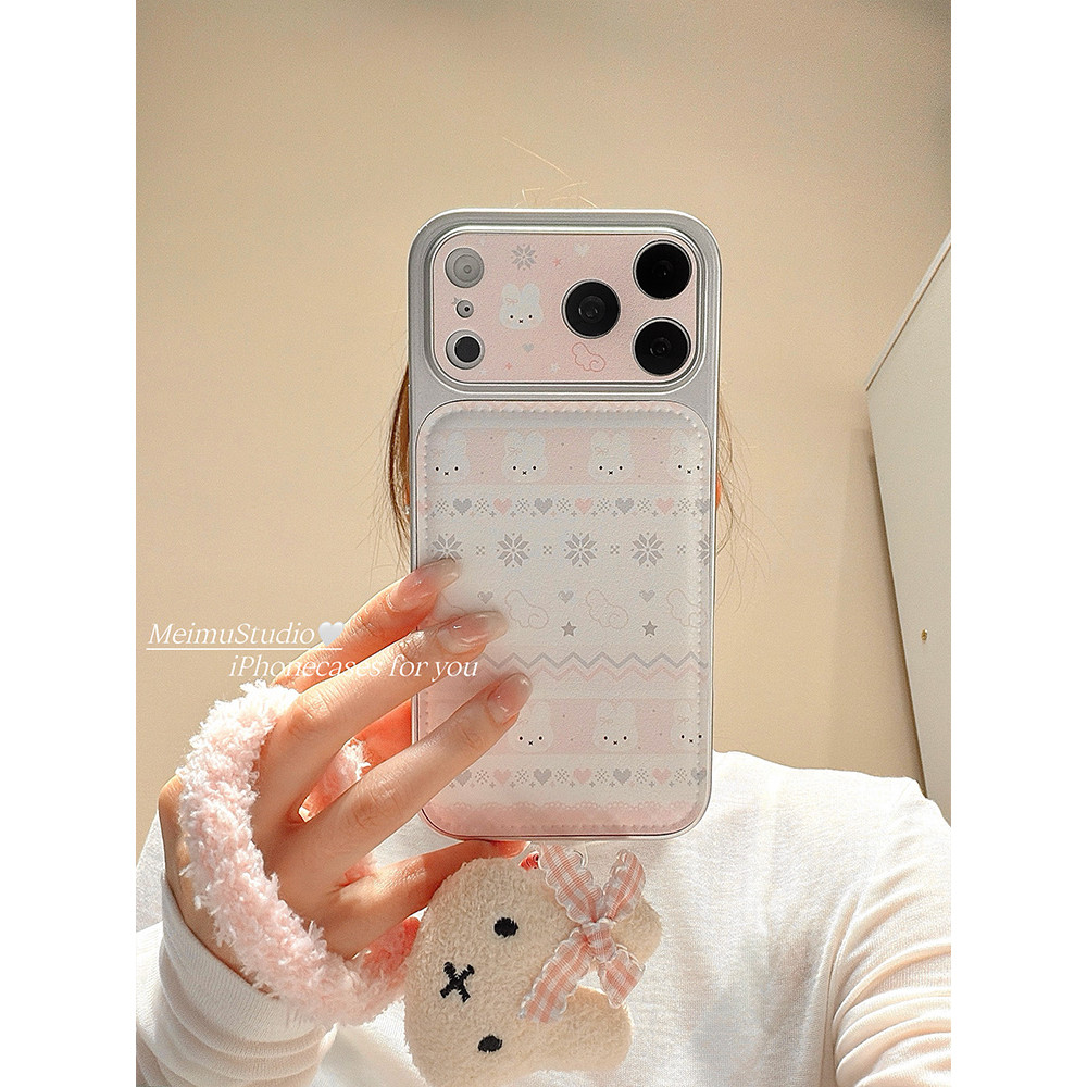 Meimu Hoạt Hình Dễ Thương Phil Island Miffy Thỏ Thích Hợp Cho Apple 17promax Vỏ Điện Thoại iphone16 