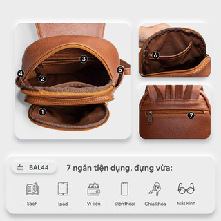 Balo Lata (Thời trang nữ công sở cỡ trung - Balo da BAL44)