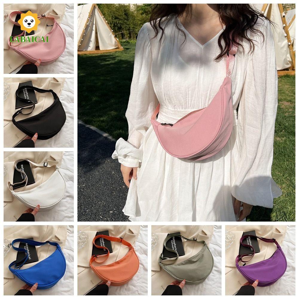 Túi đeo chéo nylon LABAICAI, Túi đeo nách Vải Oxford Túi xách vải, Túi đeo chéo ngực thông thường Tú