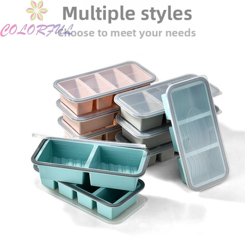 Divided Meal Prep Dishwasher Safe Design Easy Storage Solution Easy Ice Release