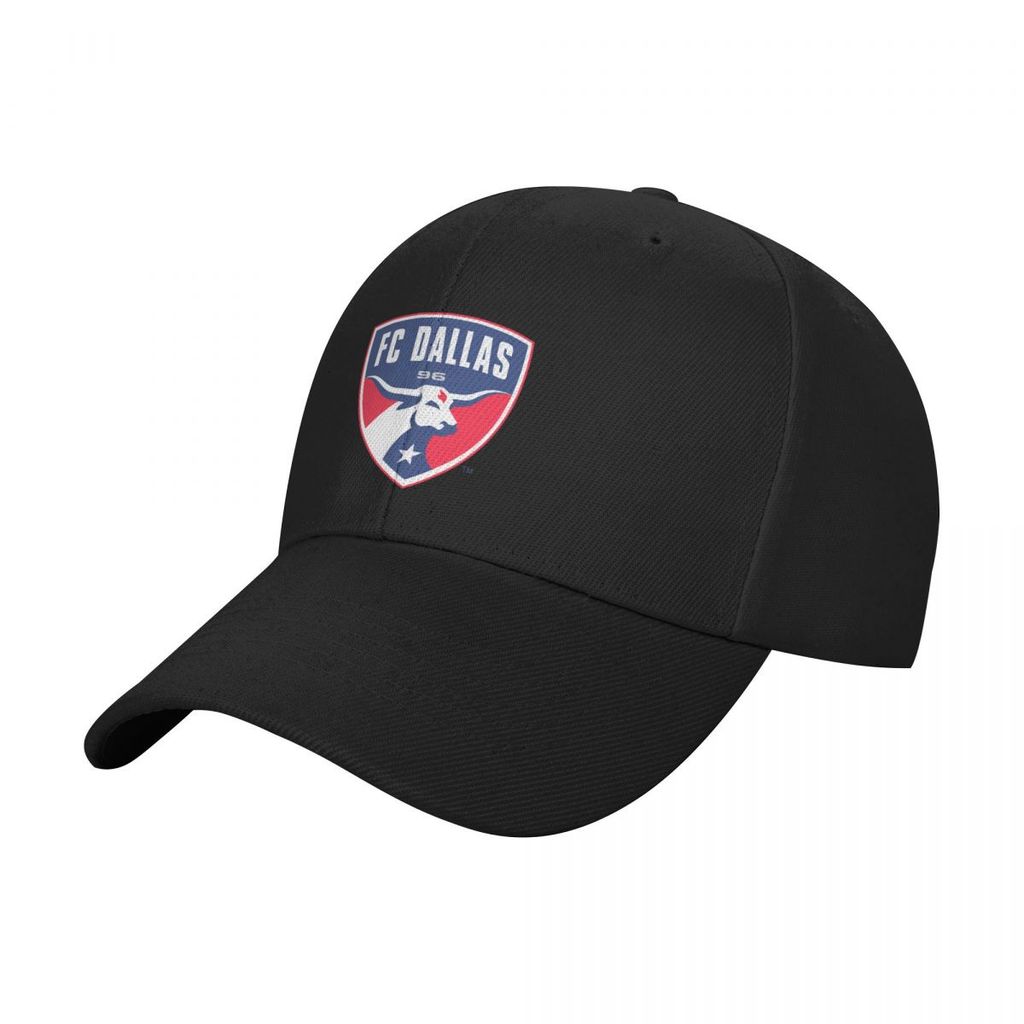 Mới Có Sẵn FC Dallas Logo Mũ Bóng Chày Nam Nữ Thời Trang Polyester Màu Trơn Cong Vành Mũ Unisex Golf