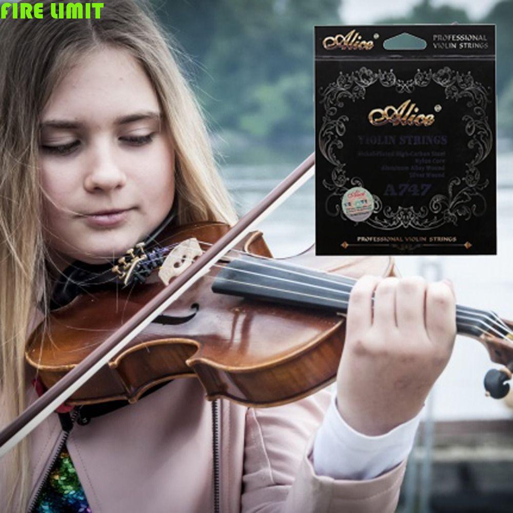 DÂY GIỚI HẠN 1 Bộ Dây Đàn Violin, 1 / 8 1 / 4 1 / 2 3 / 4 4 / 4 Nylon a747 Dây Đàn Violin, Nhạc Cụ M