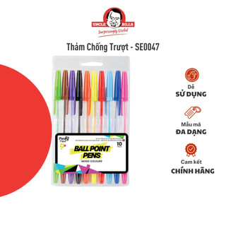 Bút bi đủ màu 10 cây uncle bills se0047