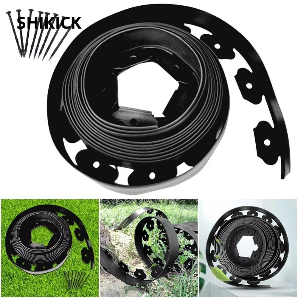 SHIKICK Biên giới bãi cỏ, Bảo vệ thực vật với gai neo Dây cách ly bãi cỏ, Hàng rào bãi cỏ bằng nhựa 