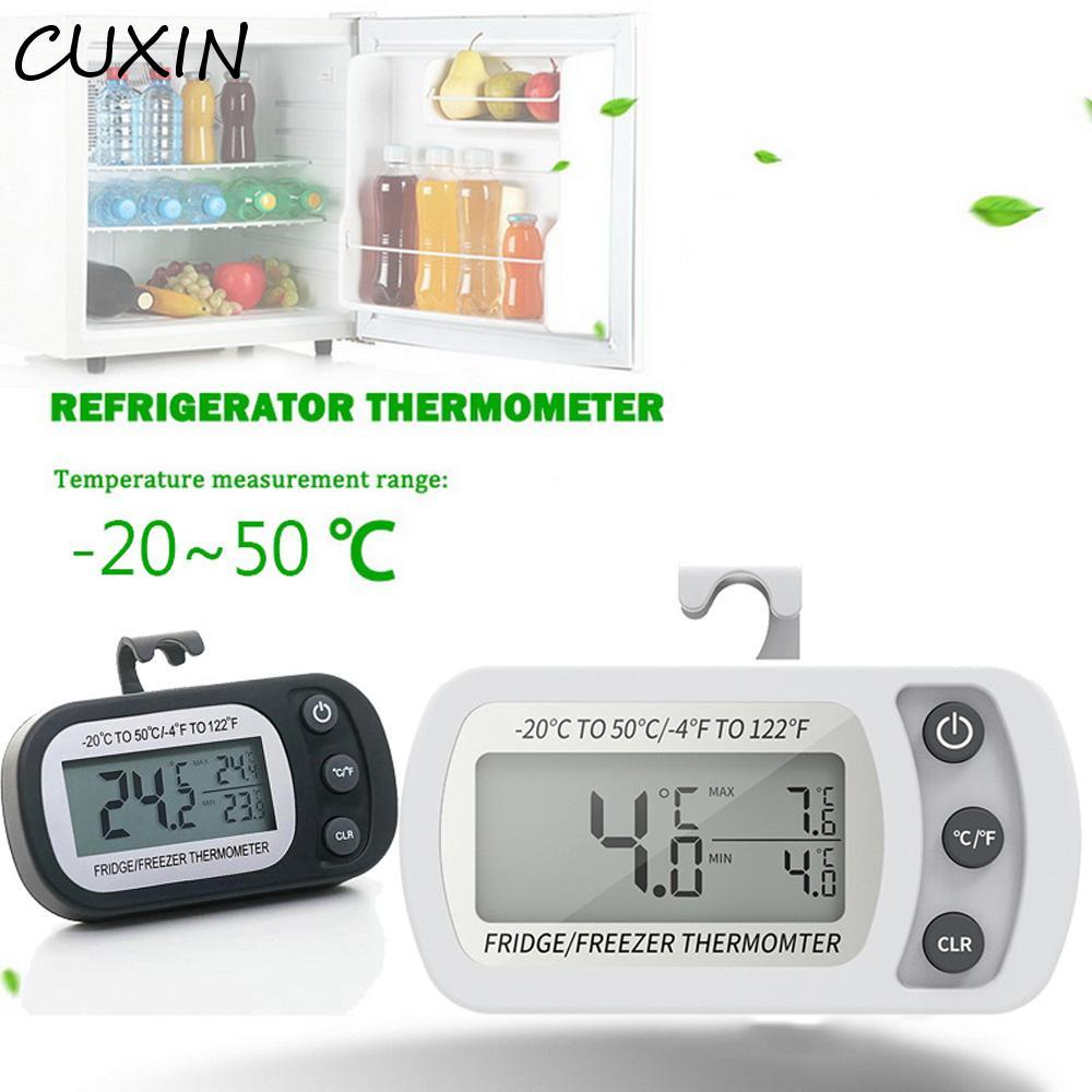 Đồng hồ đo nhiệt độ CUXI Màn hình LCD Máy đo treo di động Dụng cụ nhà bếp