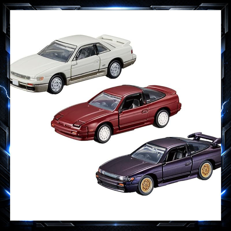 TAKARA TOMY Tomica Premium Nissan Sports Cars 3 Models Set Silvia 180SX Sileighty