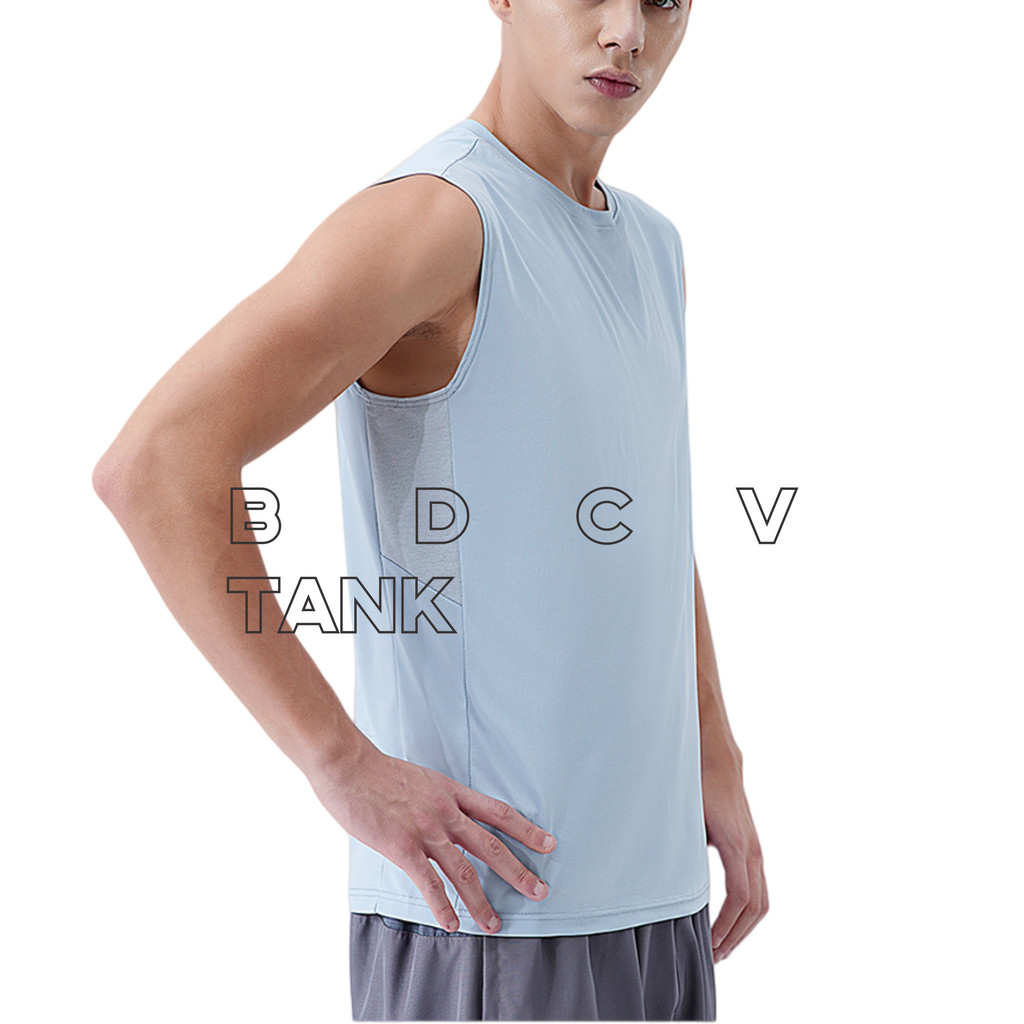 BDCV Sports Casual Tank Top Nam Tập Gym Chạy Tank Top