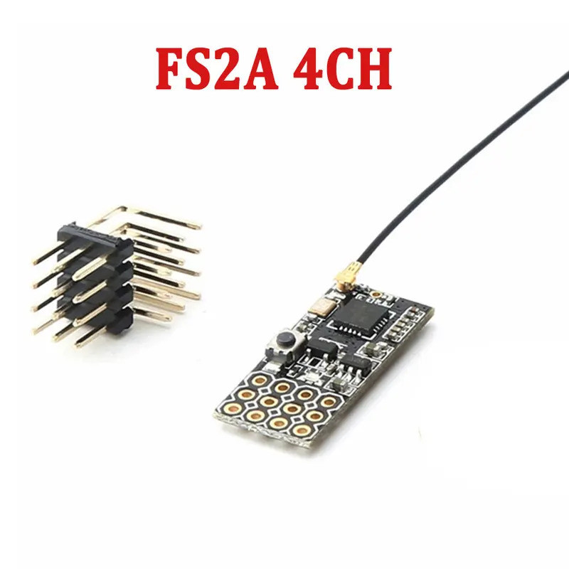 Đầu thu tương thích Mini HB FS2A 4CH AFHDS 2A Đầu ra PWM cho máy phát Flysky i6 i6X i6S / FS-i6 FS-i
