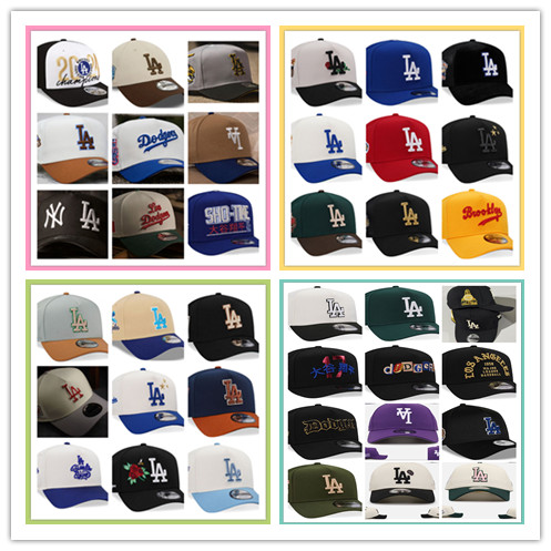 Los Angeles Dodgers Đạt Đỉnh Mũ Dodgers Bên Thêu Điều Chỉnh Mũ Bóng Chày Nam Nữ Chống Nắng Mũ Chống 
