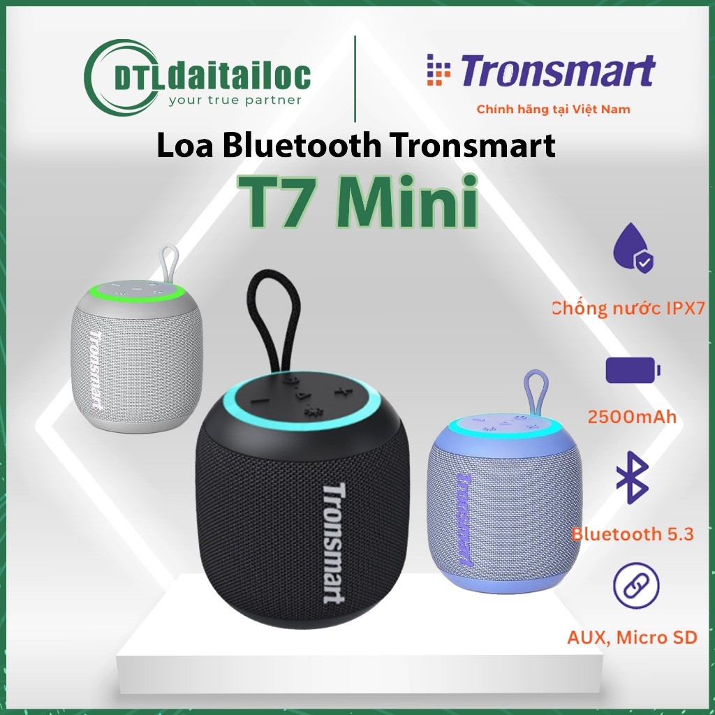 Loa Bluetooth Tronsmart T7 Mini - Hàng Chính Hãng