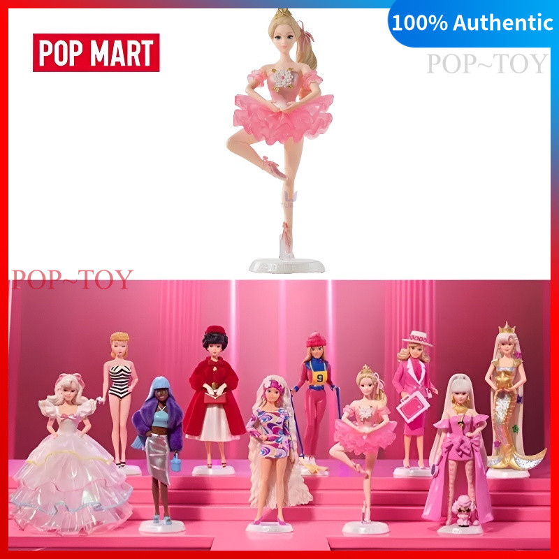 POPMART Barbie Style Icon Series Blind Box Barbie doll Cute Figures pop mart blind box figures gift 