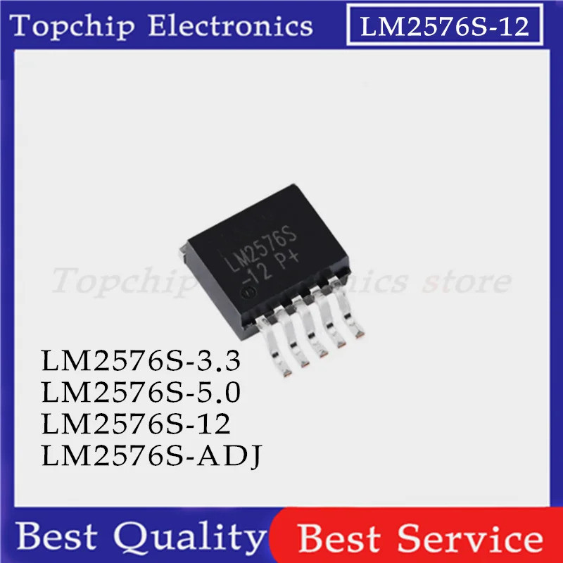 5 Chiếc LM2596S-ADJ TO263 LM2596-ADJ TO-263 LM2596S-5.0 LM2596-5.0 LM2596S-3.3 LM2596-3.3 LM2576S-3.