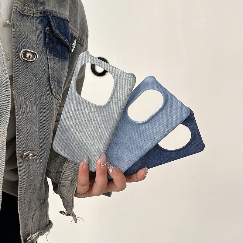 Ốp Lưng Vải Denim Thời Trang Cho vivo X300 s X200 X200 Mini X200 Pro X200 Ultra X200 s Ốp Lưng Điện 