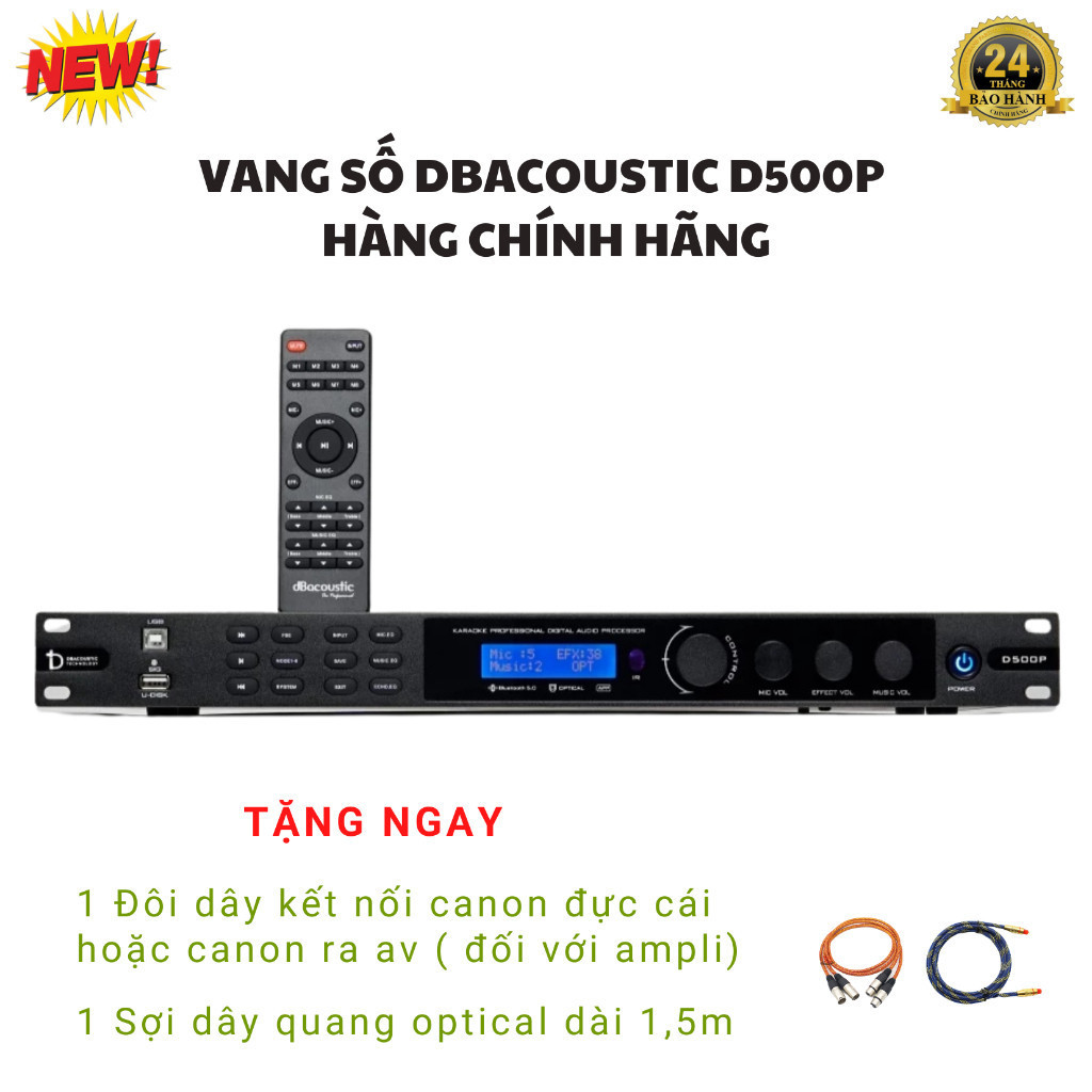 VANG SỐ DBACOUSTIC LXD3 / D500P / D500P Premium + tăng dây canon - HÀNG CHÍNH HÃNG 2025 - Gia Khang 