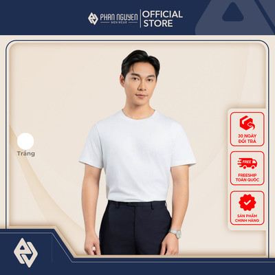 Áo phông nam Phan Nguyễn, chất liệu cotton cao cấp, mềm mại, thoáng mát, form regular fit APC.295