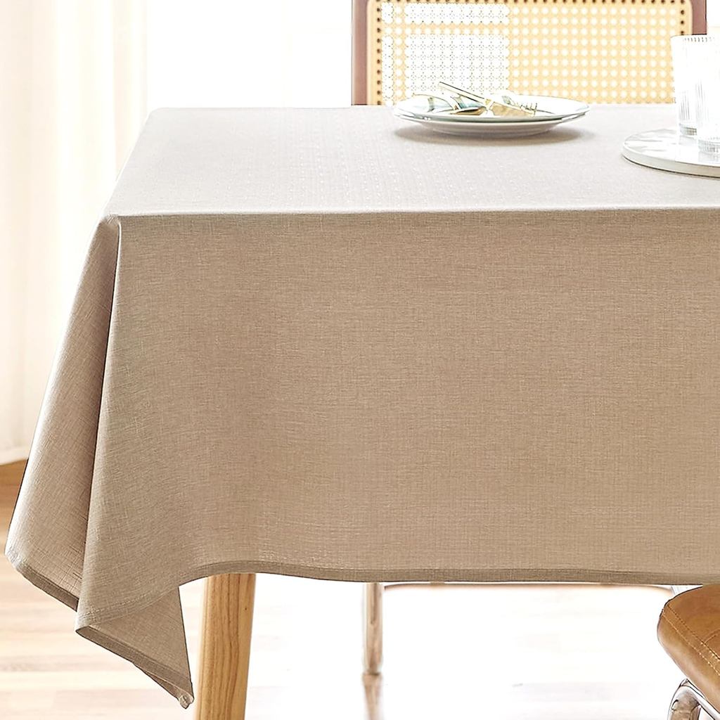 AUSSPVOCT Khăn trải bàn bằng vải Polyester họa tiết hình chữ nhật 52x70 Chống thấm nước chống tràn K