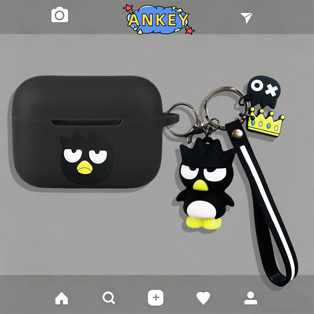 Suitable for Razer Hammerhead V3 HyperSpeed Case  Premium Silicone Headphone case Cool Penguin carto
