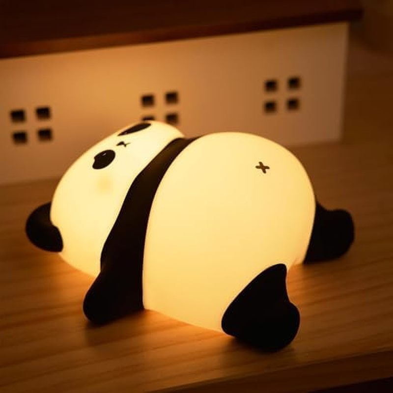 anda Night Light, 3 Level Dimmable Nursery Nightlight with Timer, Silicone Light Cute Animal Night L