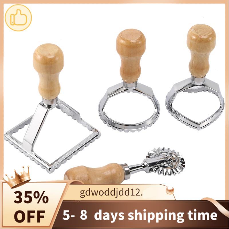 Cao Cấp Ý Ravioli Bộ Cắt Pasta Press Nhà Bếp Đính Kèm Bộ Ravioli Maker Khuôn Dụng Cụ Ravioli Tem Bộ 