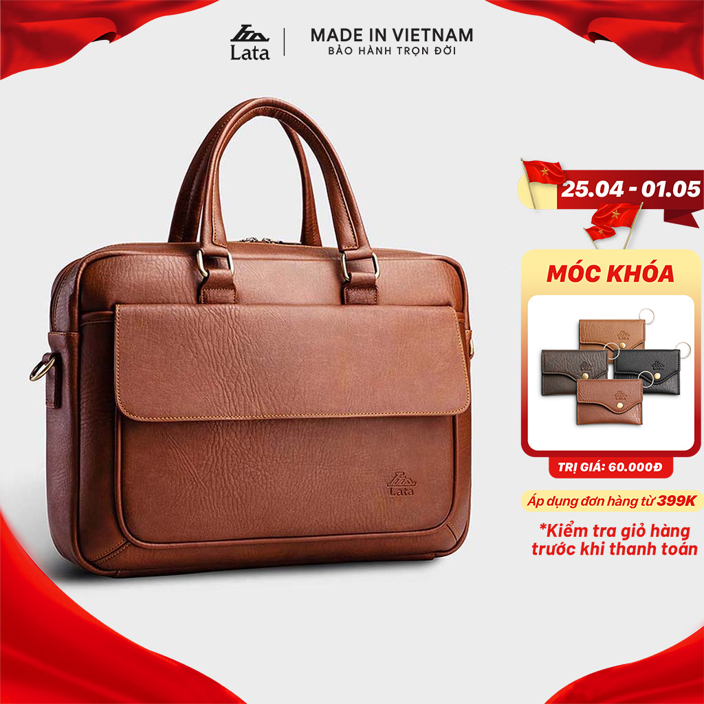 Cặp Công Sở Lata (Thời trang nam basic - Cặp da CA23)
