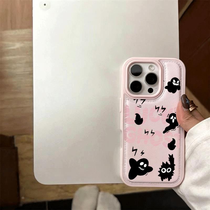 Mặc Ảnh Tiểu Linh Đối với iPhone 17/16 trường hợp lỗ lớn 13/12 mô hình mới đơn giặc