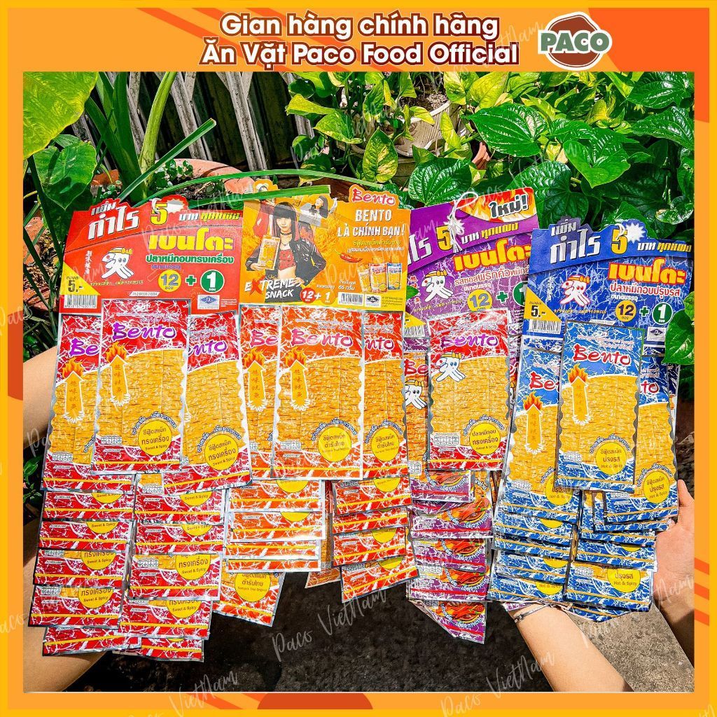 MỰC BENTO THÁI LAN LỐC 13 GÓI (12* 5g) các màu đỏ/cam/xanh biển/tím