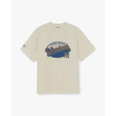 MLB - Áo thun unisex cổ tròn tay ngắn Vintage_3ATSV1463-50CRS