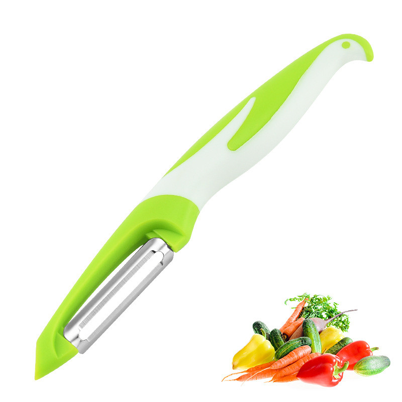 Dao gọt vỏ bằng thép không gỉ Dao trái cây đa chức năng Dụng cụ bào dưa Dao gọt vỏ nhà bếp Dụng cụ g