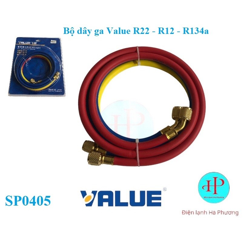 Bộ dây nạp ga Value R22 - R12 - R134a- Mới hãng - F320