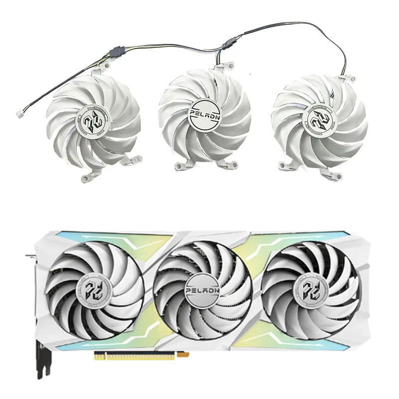 Quạt GPU 3 FAN 4PIN 88MM mới thích hợp cho quạt thay thế card đồ họa Panlei RTX3080TI 3080 3070TI 30