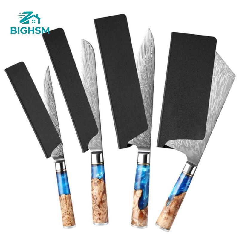 BIGHSM Bền Đầu Bếp Dao Có Vỏ 8 Inch Santoku Sashimi Sushi Cleaver Độ Cứng Cao Nấu Ăn Nhà Bếp Dụng Cụ