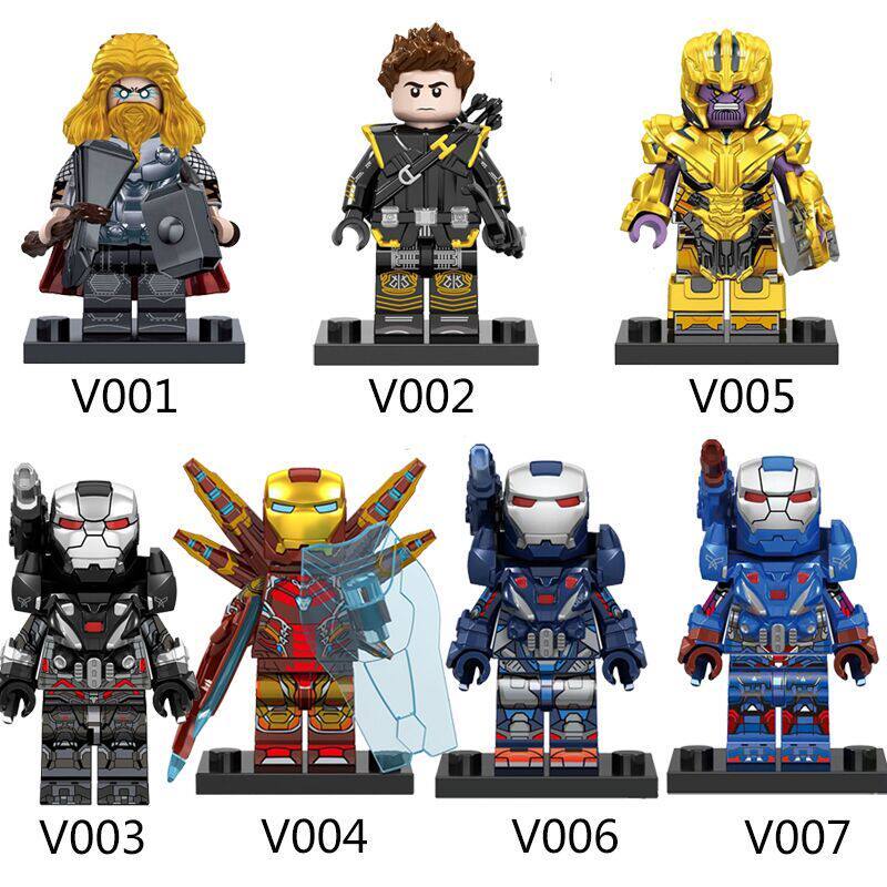 V007 Thor War Machine Iron Man Khối lắp ráp