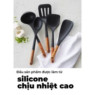 Staub - Xẻng silicon màu đen - 31cm