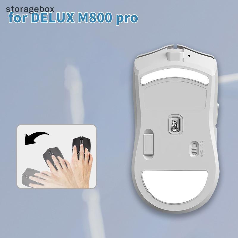[Hộp lưu trữ] Bàn chân chuột Stier cho chuột chơi game DELUX M800 Pro Miếng đệm chống trượt Phụ kiện